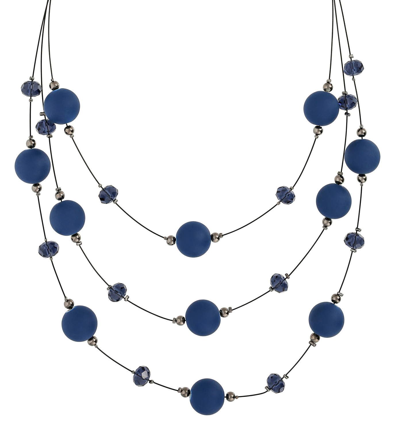 Collier - Blue Raindrops