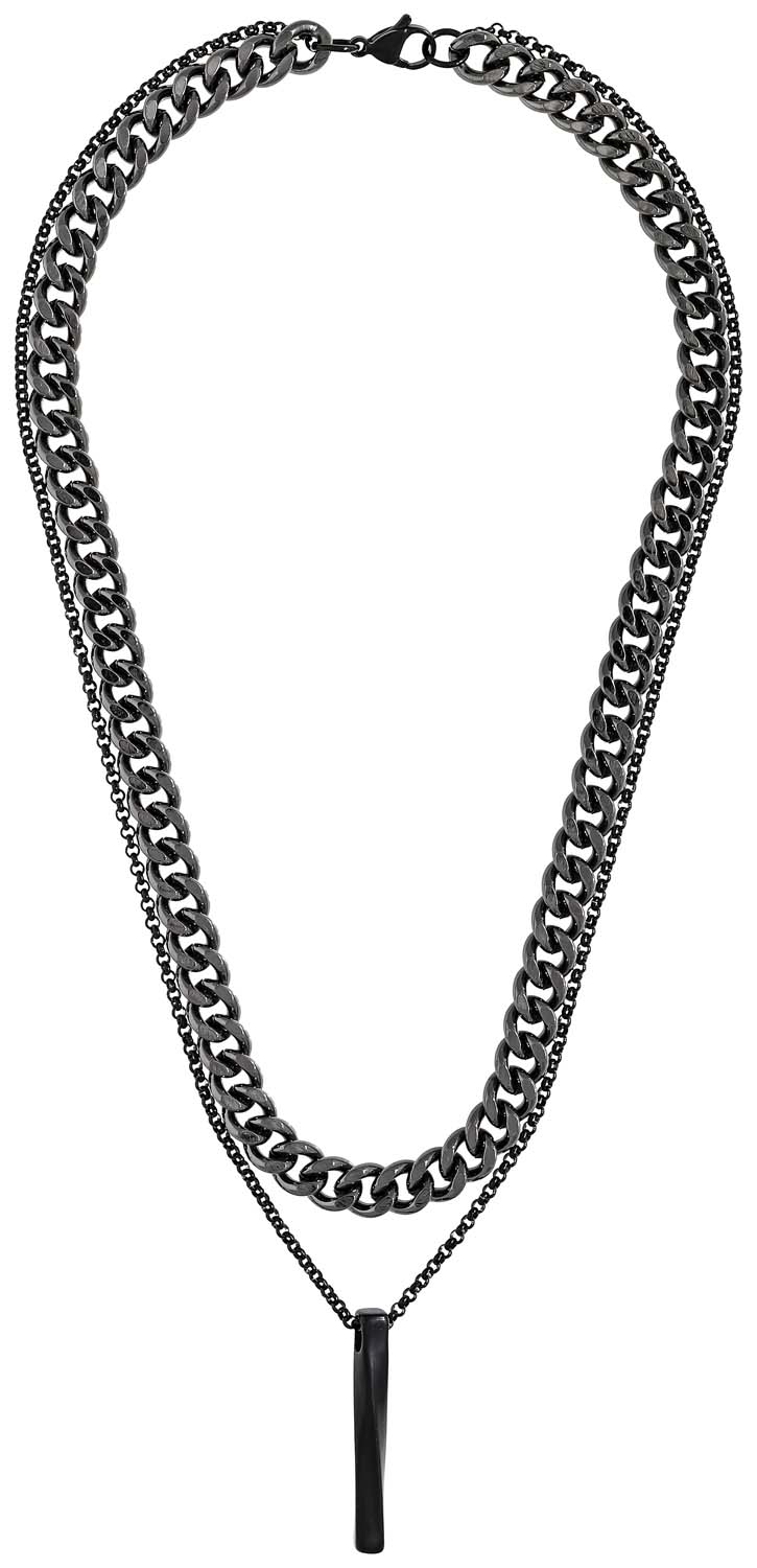 Collier pour hommes - Bold Black