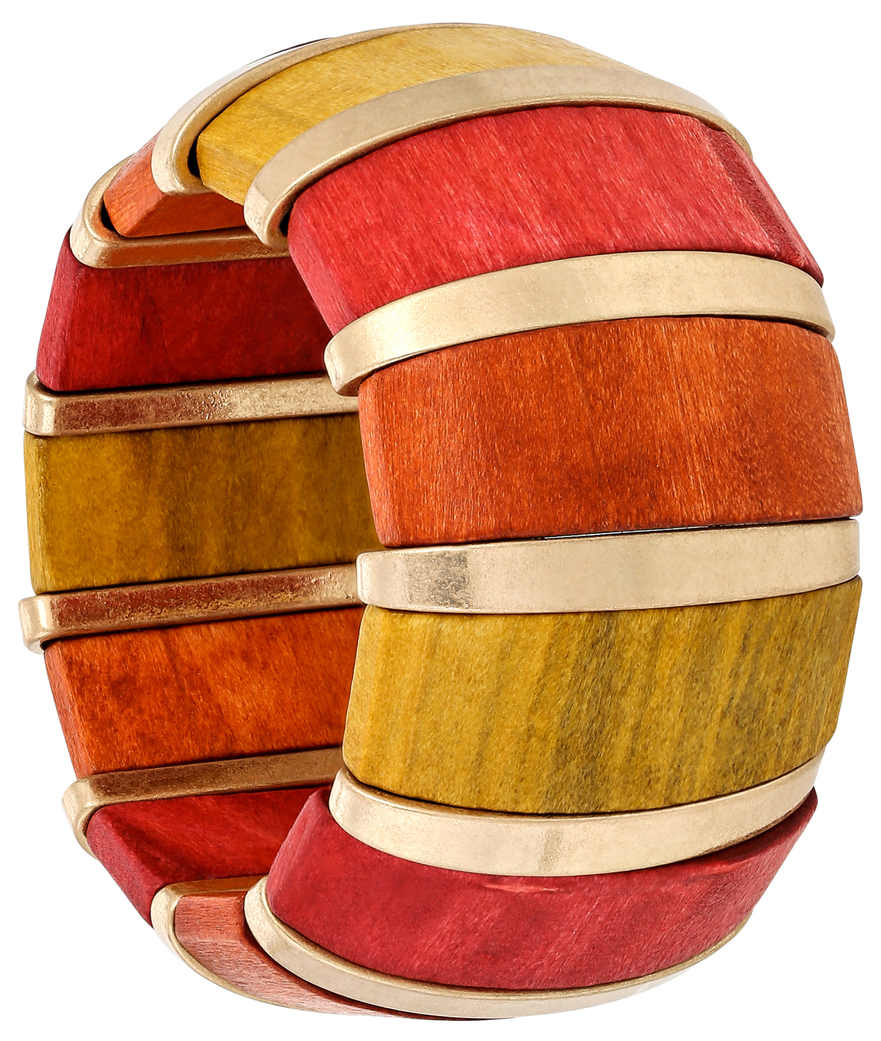Armband - Coloured Wood