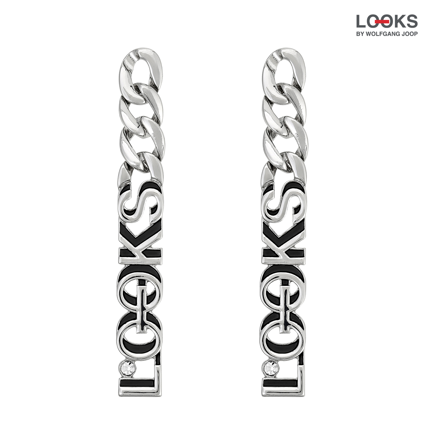 Orecchini a perno - Silver Logo