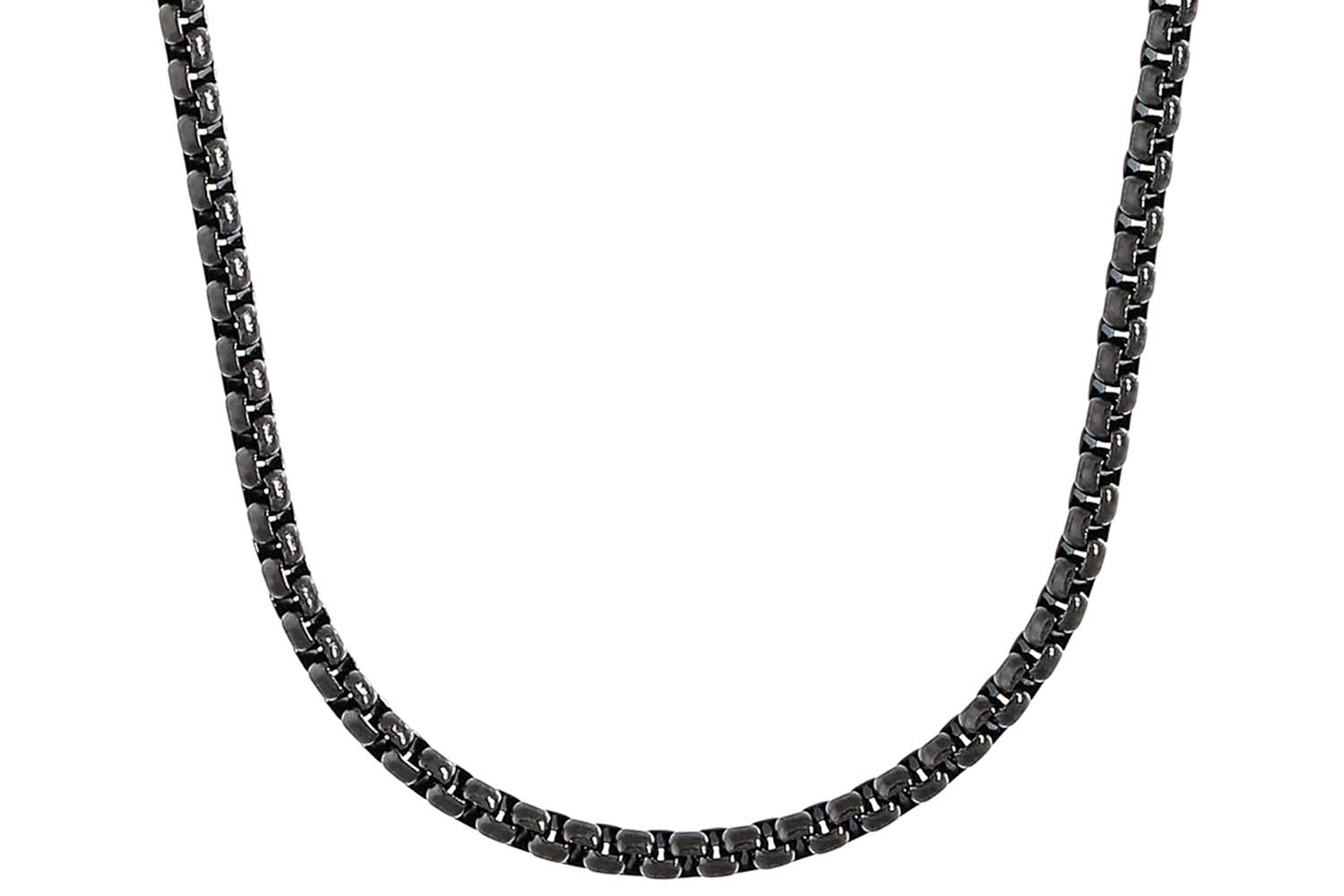 Heren ketting - Plain Black