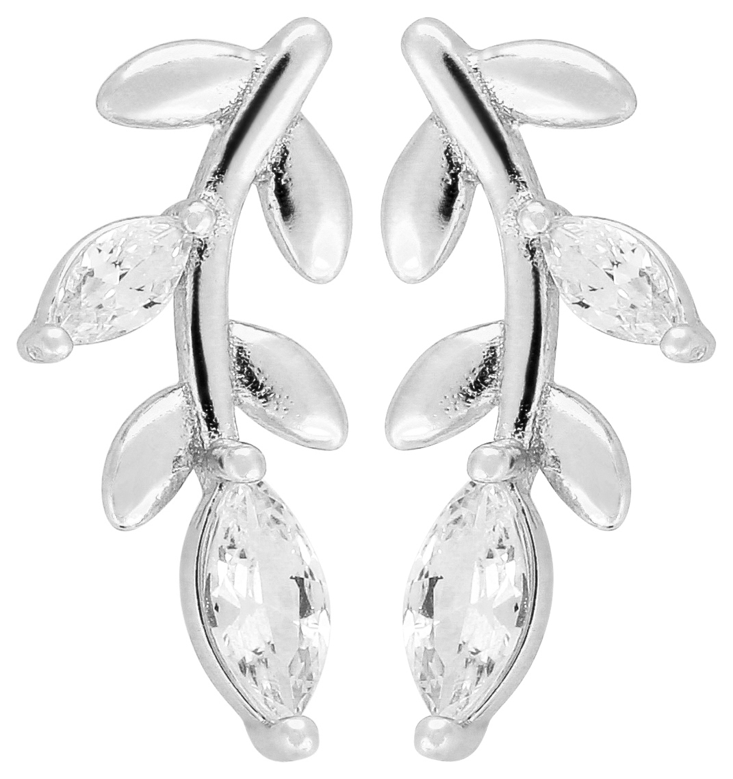 Boucles d'oreilles - Silver Leaf