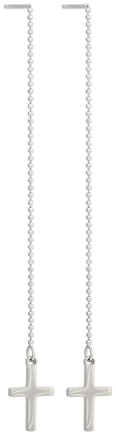 Oorbellen - Filigree Cross