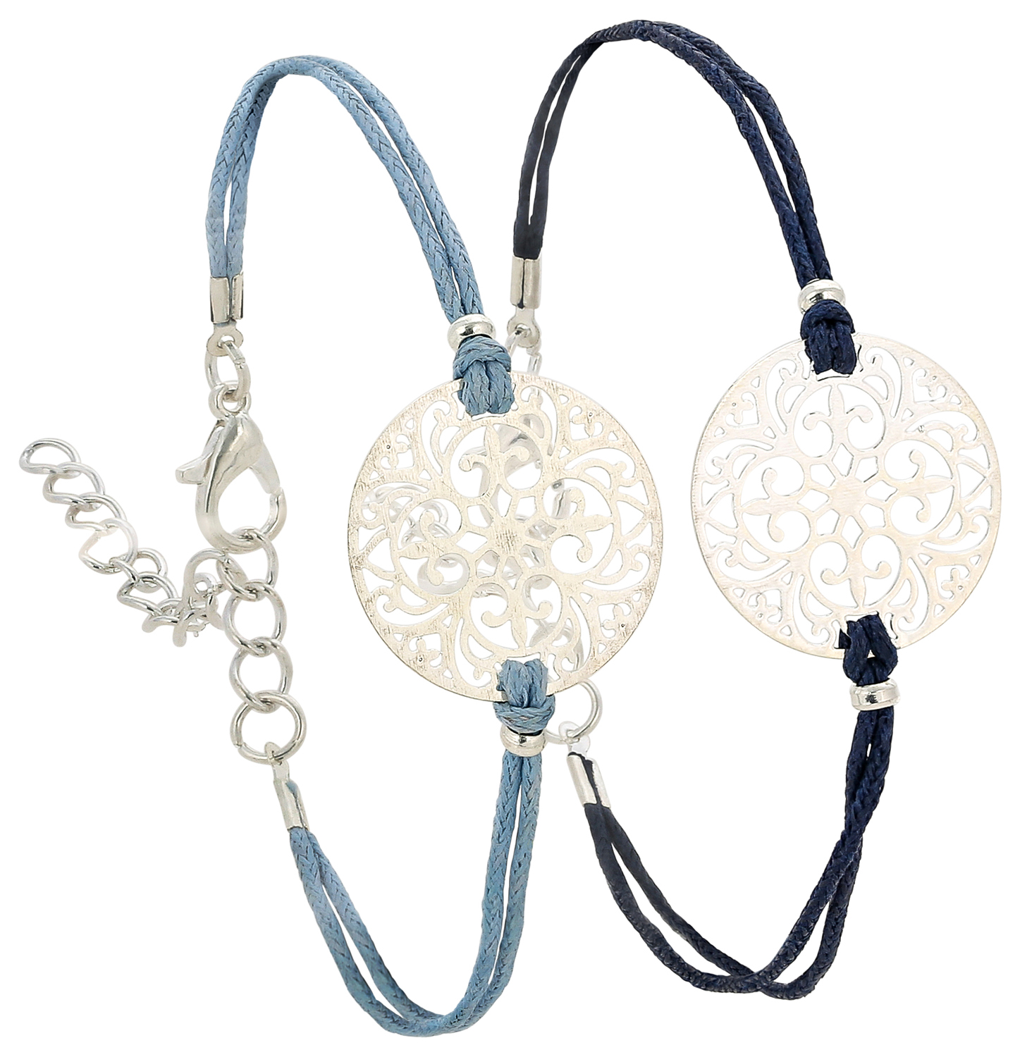 Armband - Silver and Blue