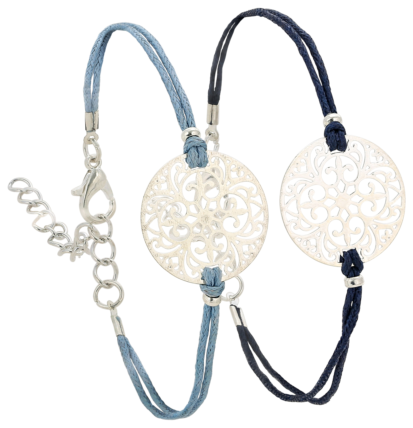 Pulsera - Silver and Blue en BIJOU BRIGITTE