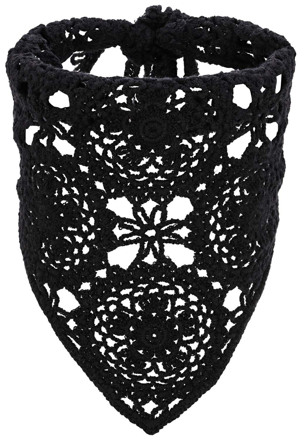 Fascia per capelli - Crocheted Black