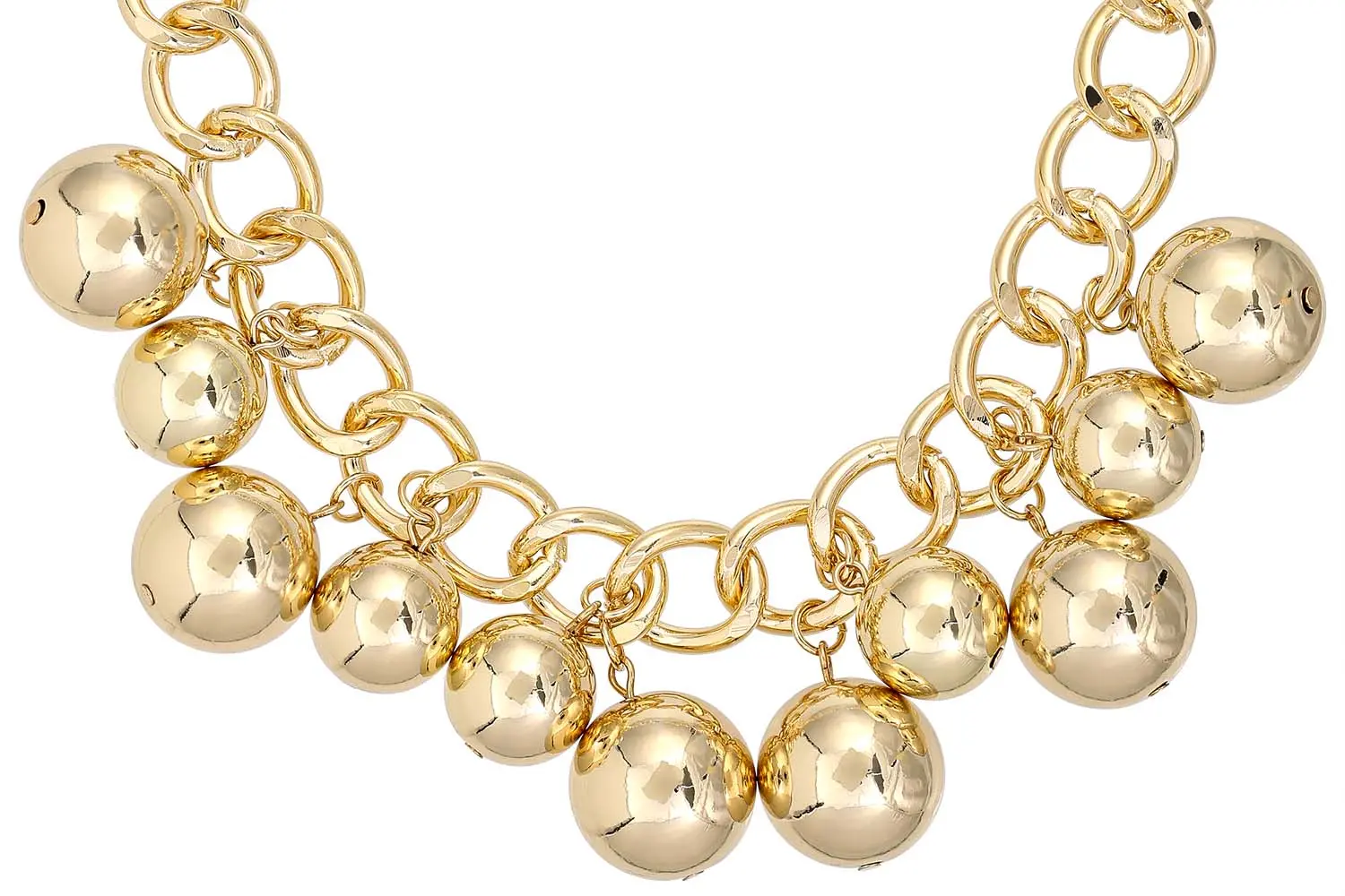 Collar - Golden Bubbles