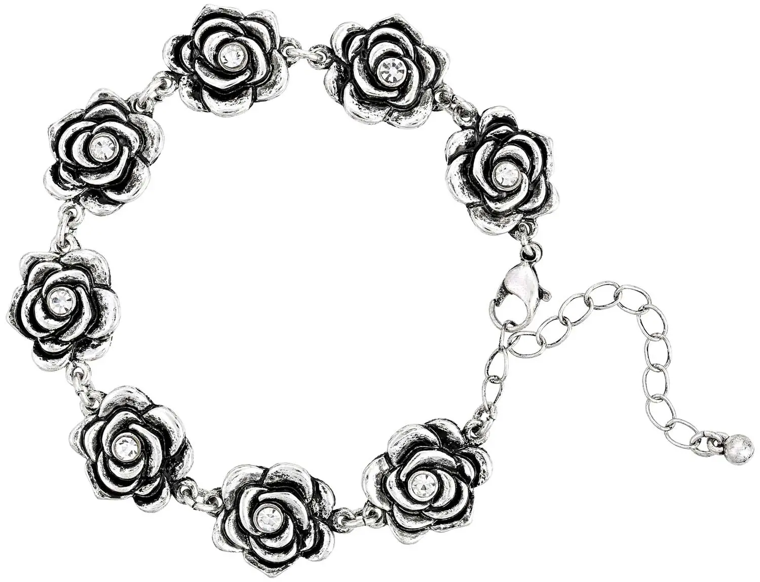 Bracelet - Silver Rose