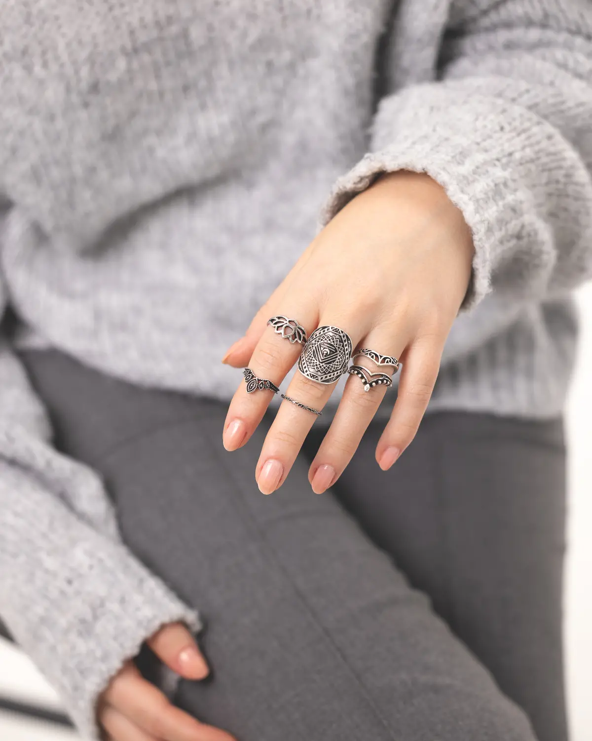Set de anillos - Boho Style