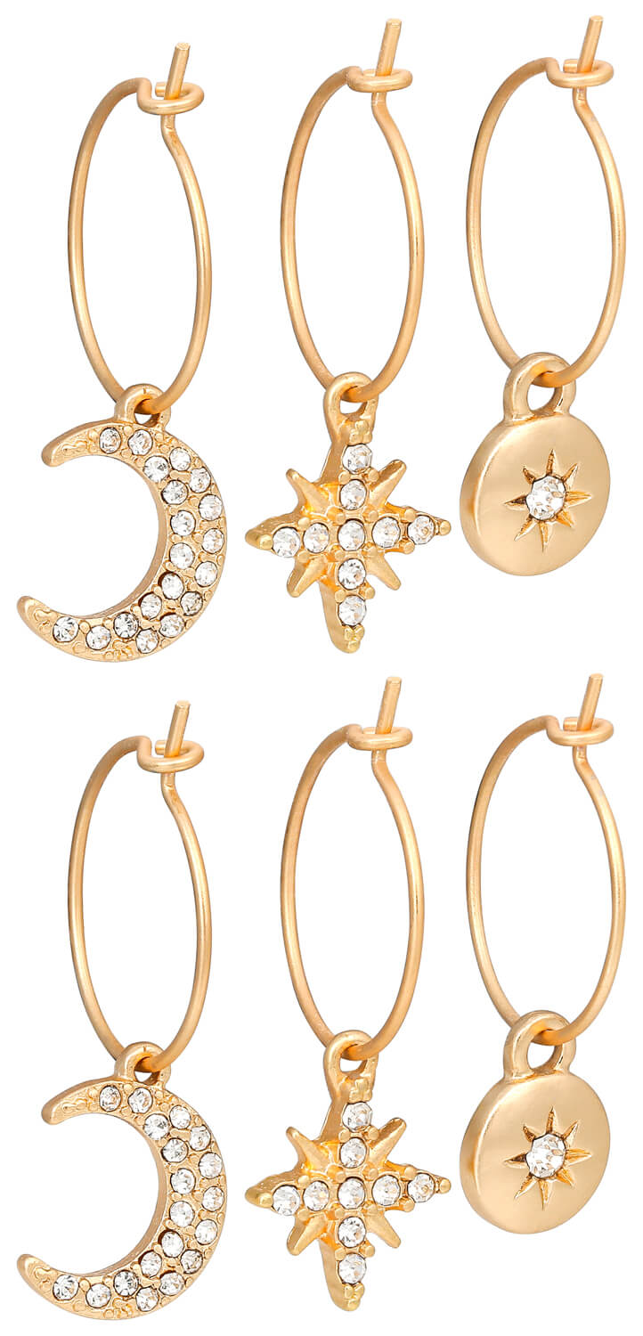 Creolen-Set - Sparkling Moon
