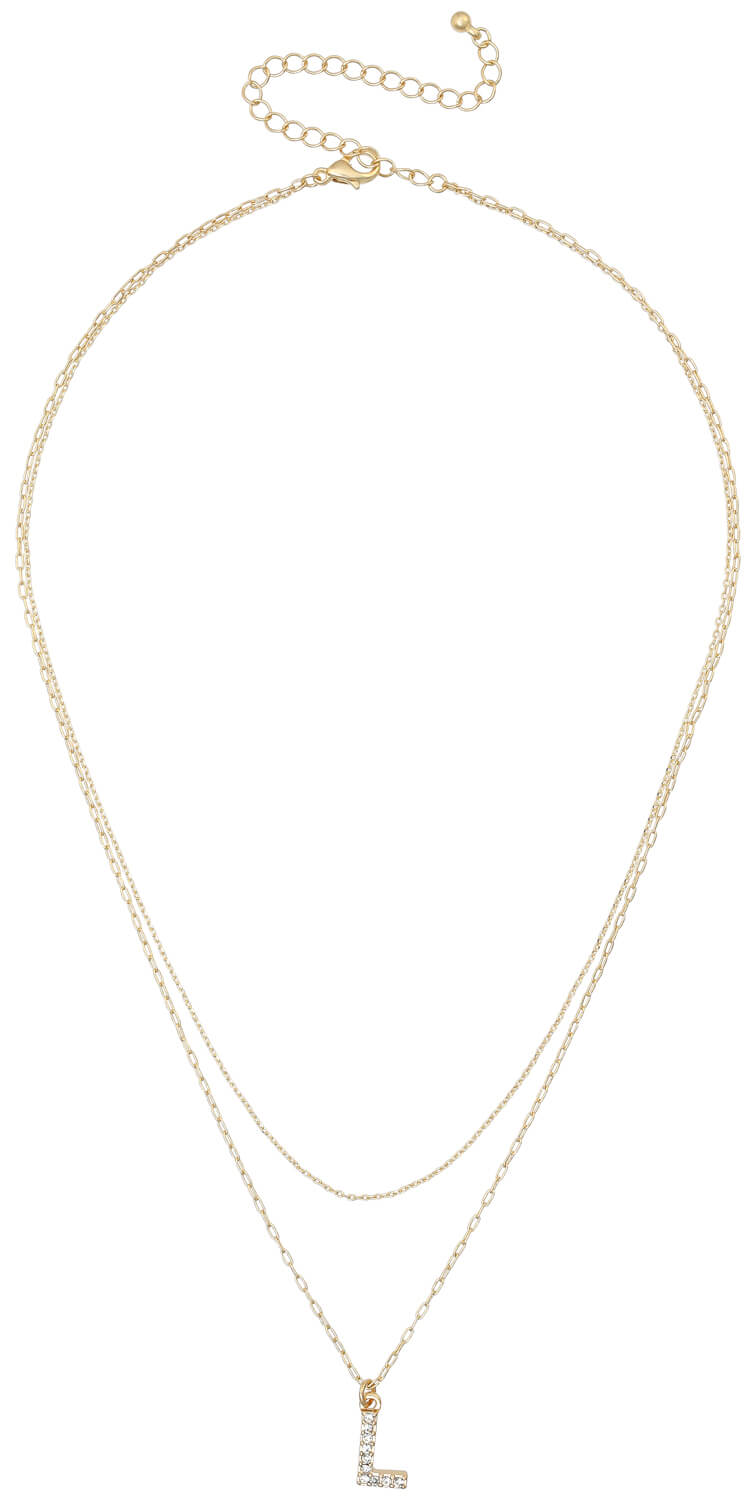 Layering Kette - Glitter L Layering Kette - Glitter L