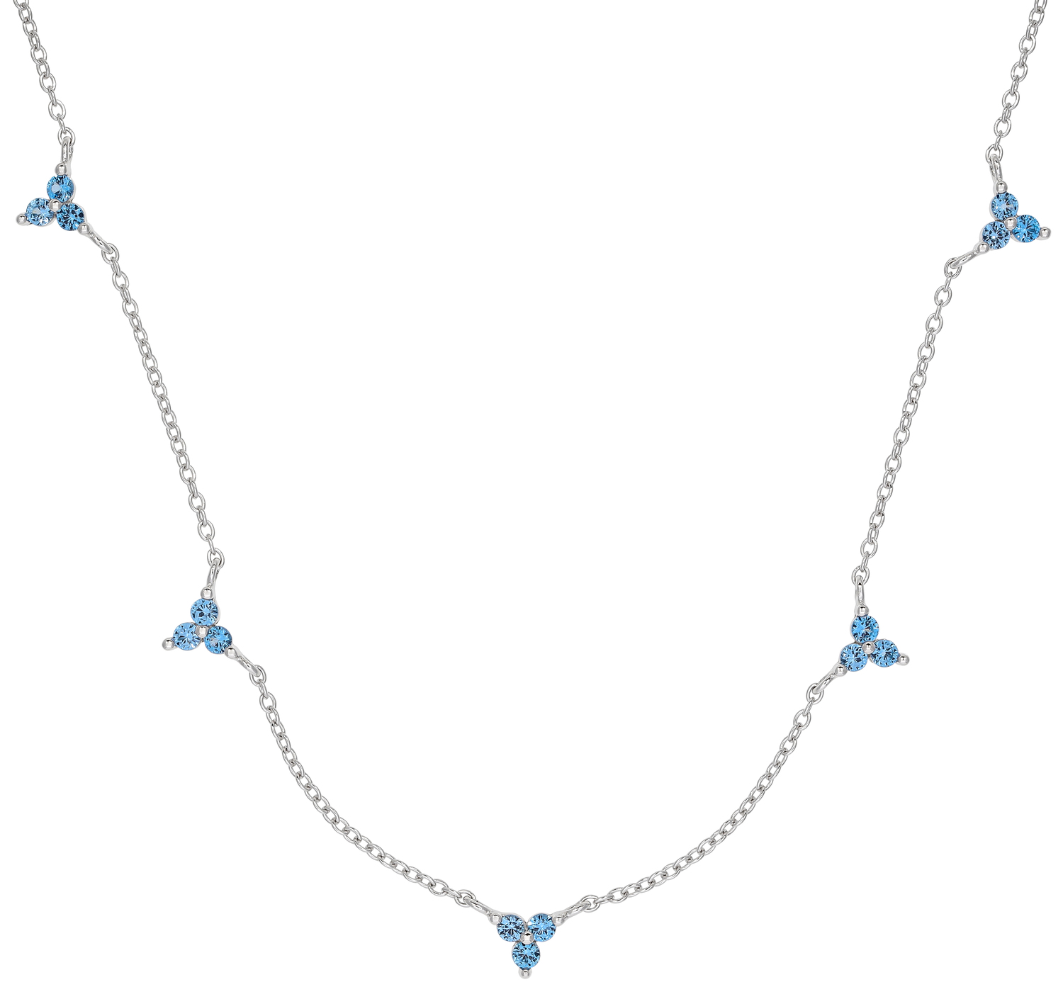 Collier - Blue Triangles