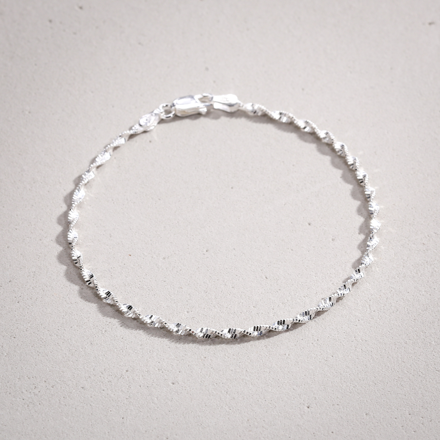 Armband - Silver Spiral