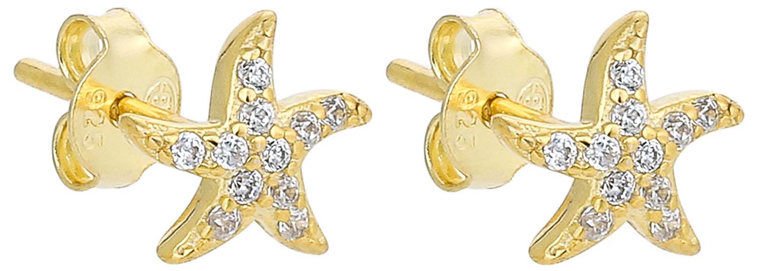 Boucles d'oreilles - Golden Starfish Boucles d'oreilles - Golden Starfish