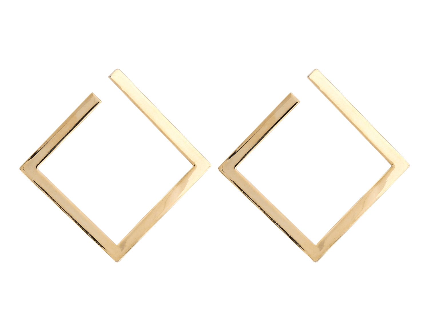 Boucles d'oreilles - Open Square