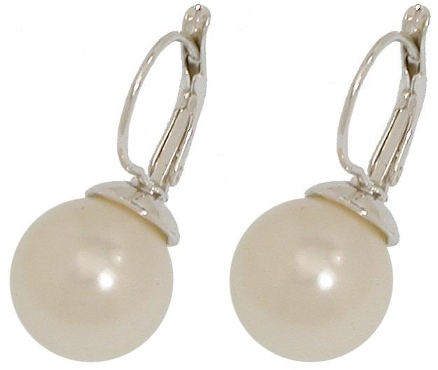 Pendant earrings - acrylic bead