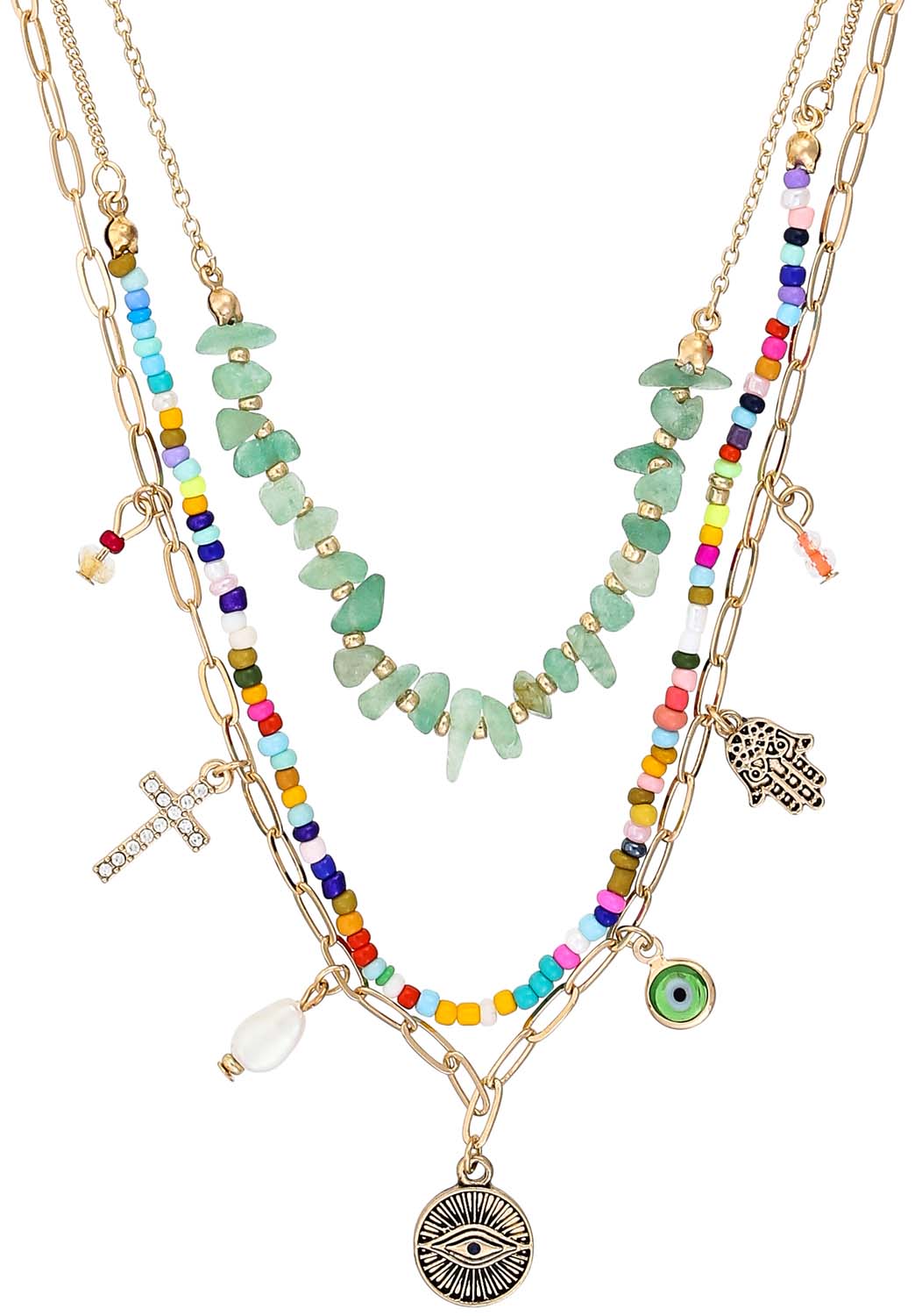 Collier multi-rangs - Shiny Symbols