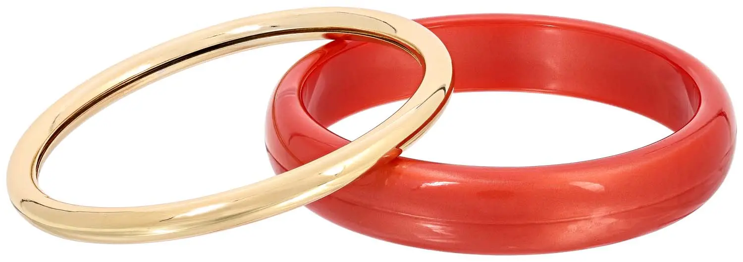 Ensemble de bracelets joncs - Radiant Red