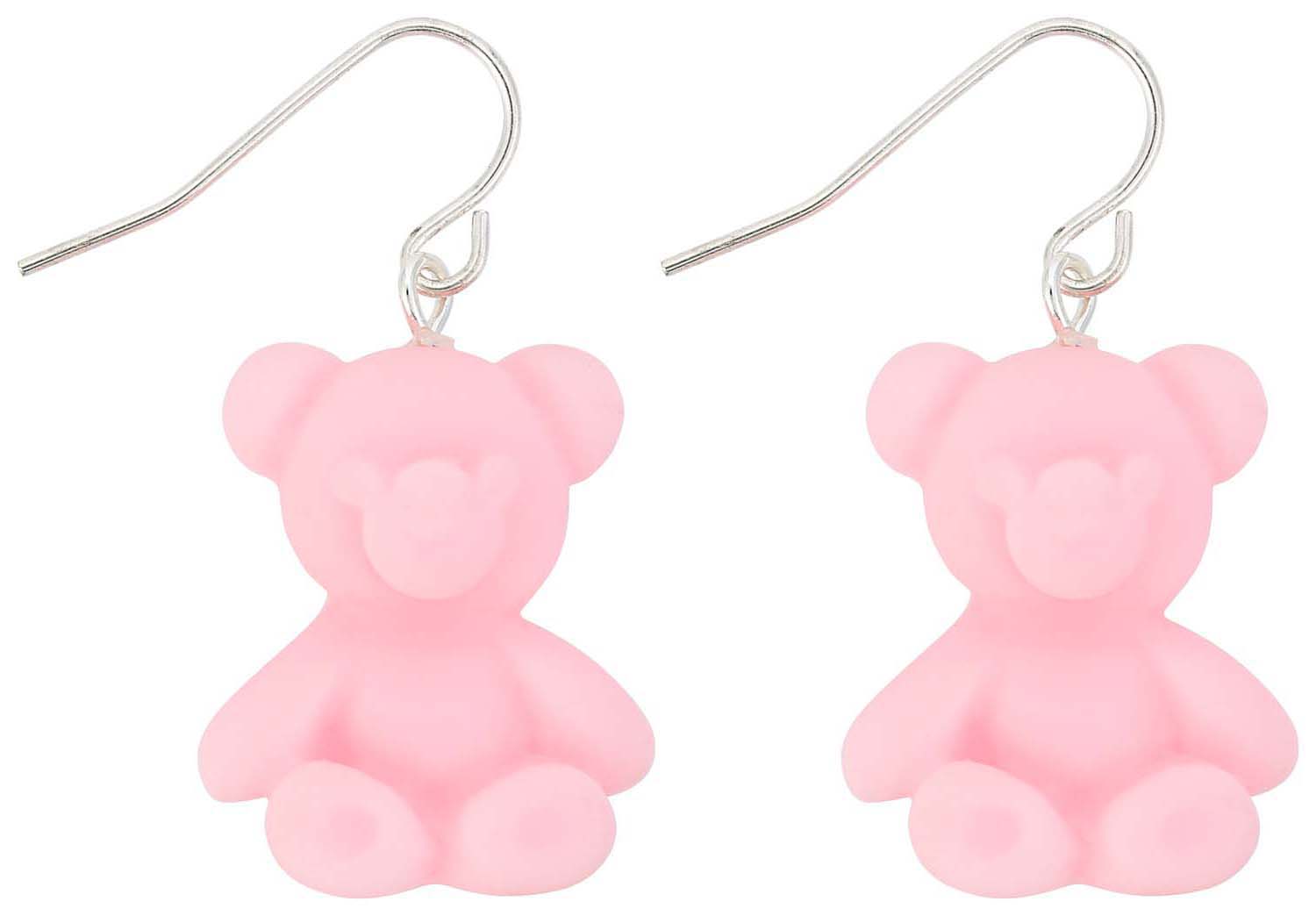 Pendientes largos - Pink Bear