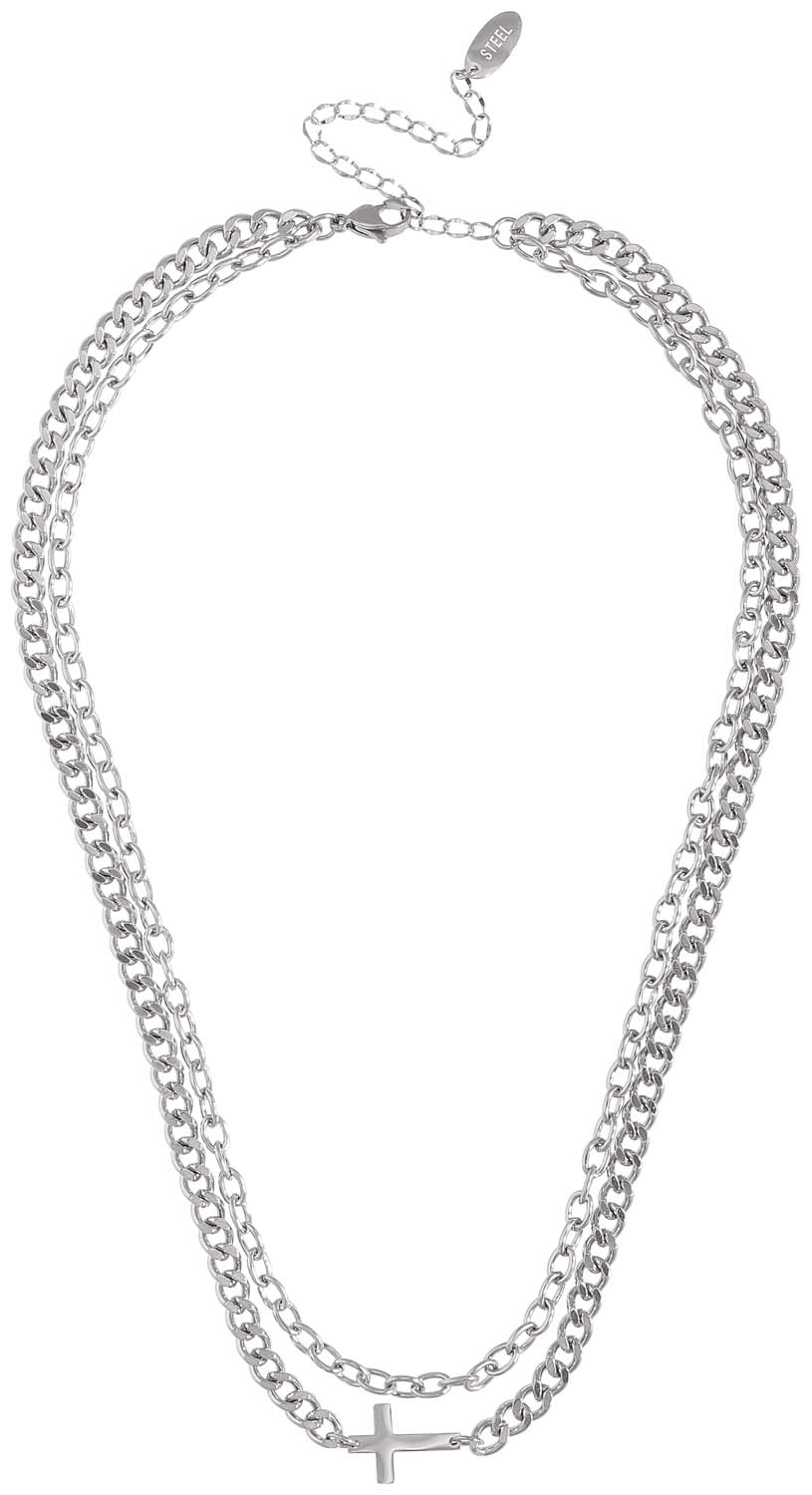 Collier multi-rangs - Small Cross