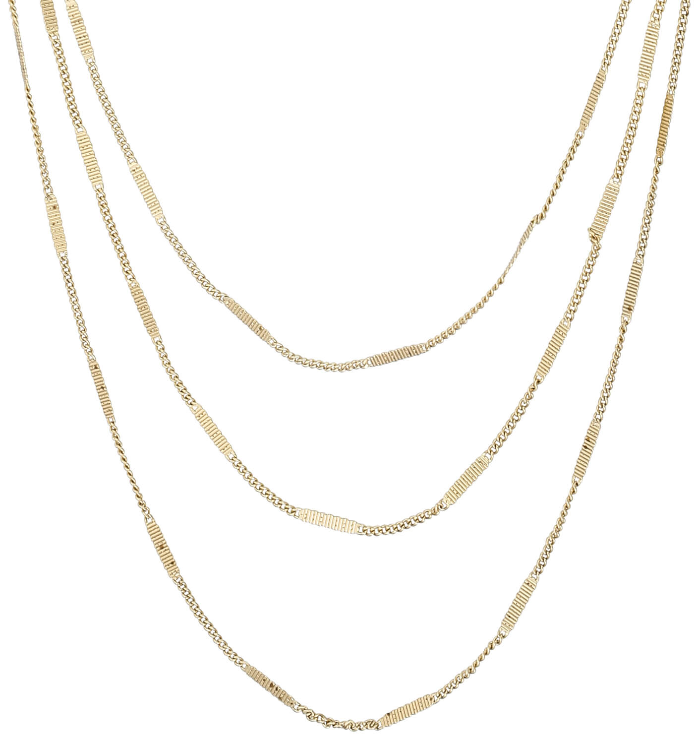 Layering Kette - Shiny Gold