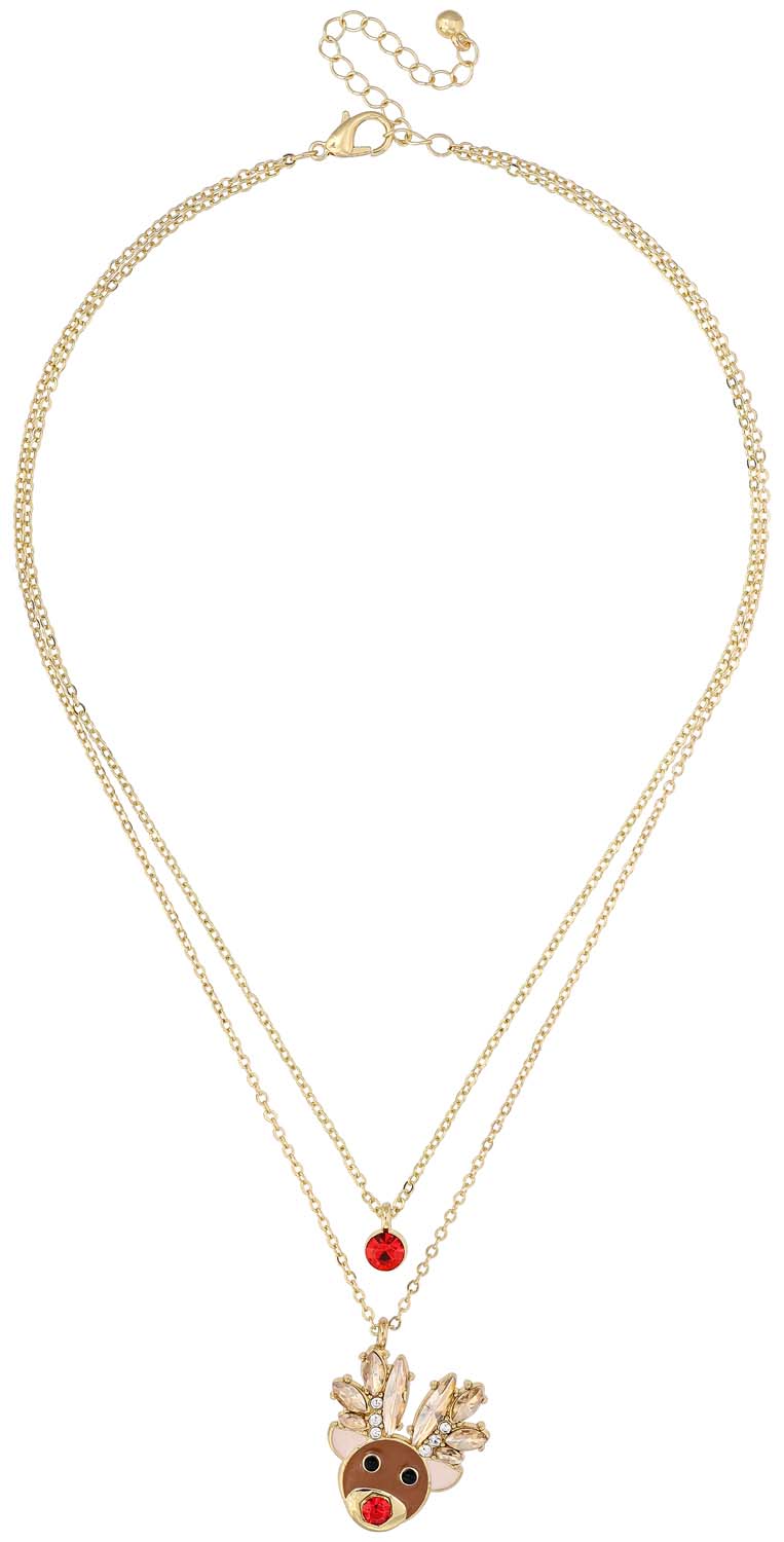 Layering Kette - Cute Reindeer