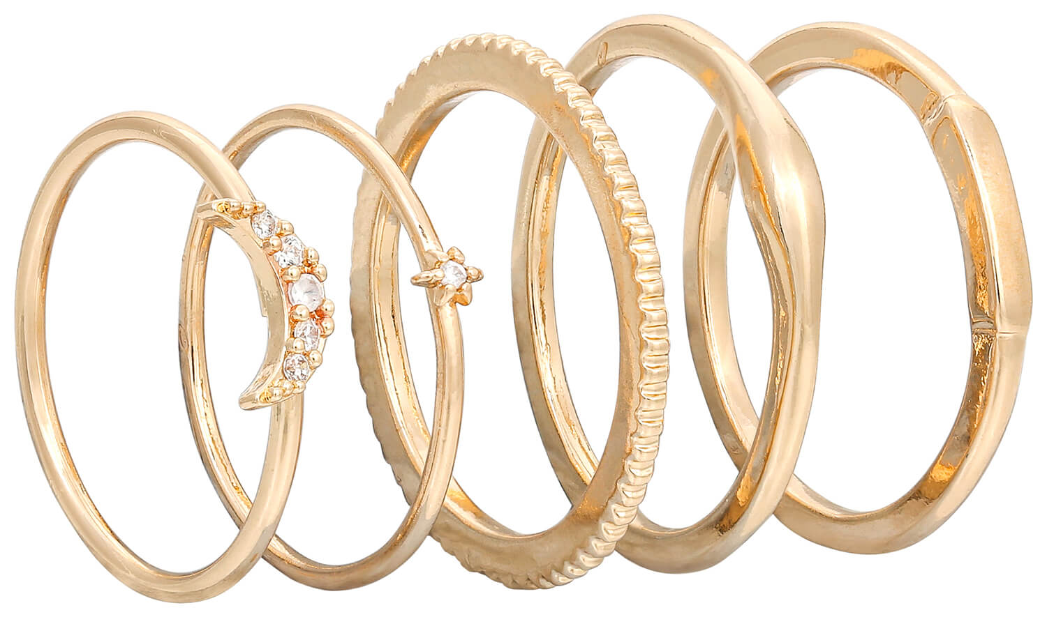 Ring-Set - Sparkling Moon Ring-Set - Sparkling Moon