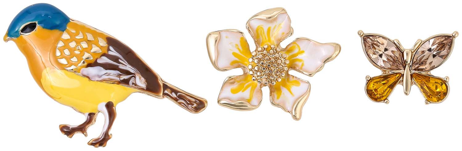 Broche set - Spring Garden