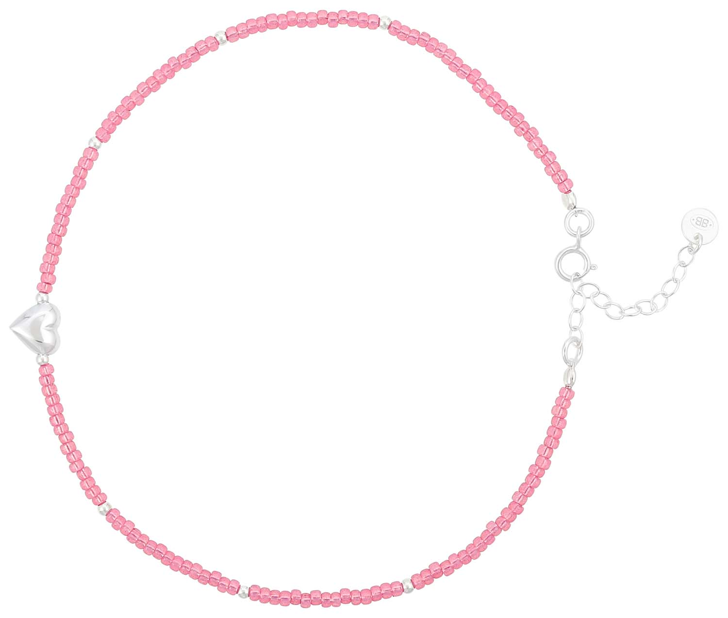 Bracelet de cheville - Pink Heart