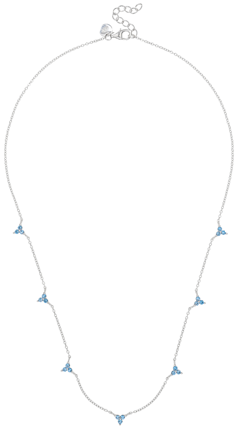 Ketting - Blue Triangles
