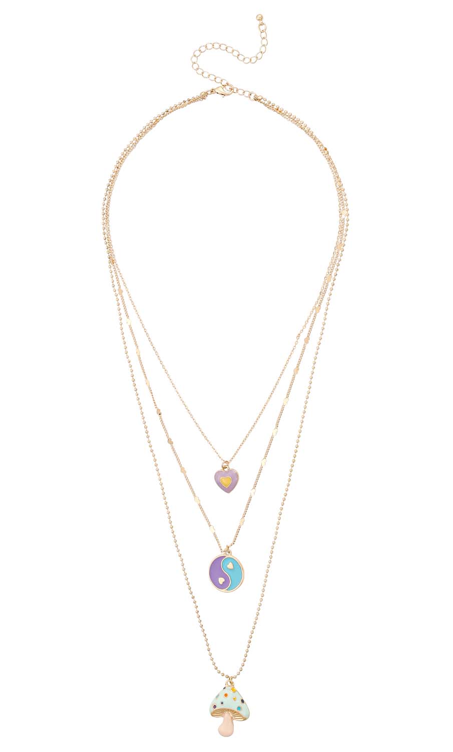 Layering Kette - Pastel Mushroom Layering Kette - Pastel Mushroom