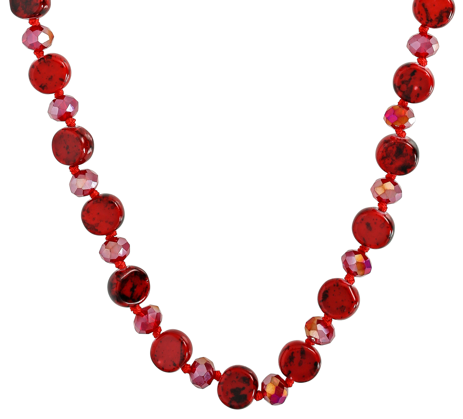 Collier - Funky Red