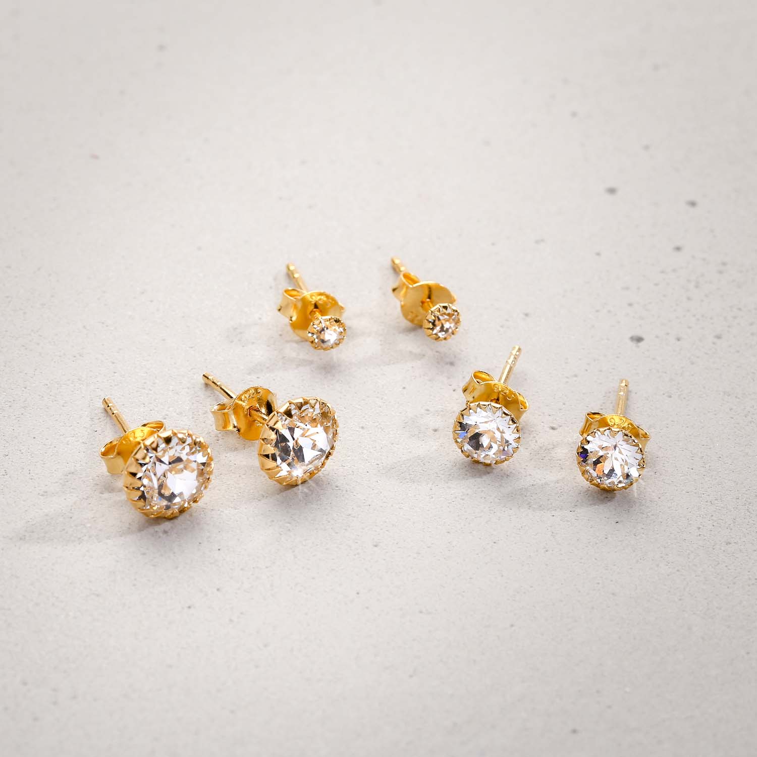 Set orecchini a perno - Luxury Crystals