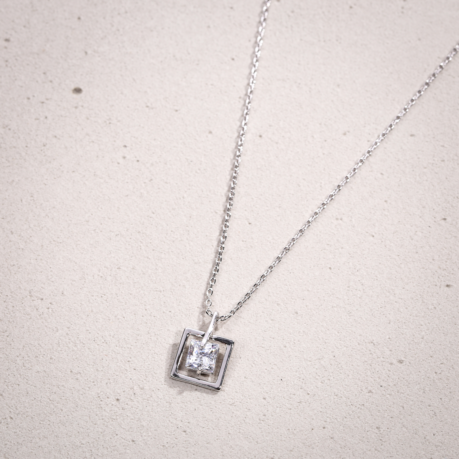 Ketting - Square Crystal