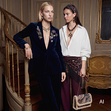 Velvet-Anzug, Marineblau, Blazer, Stickerei, Modest-Set