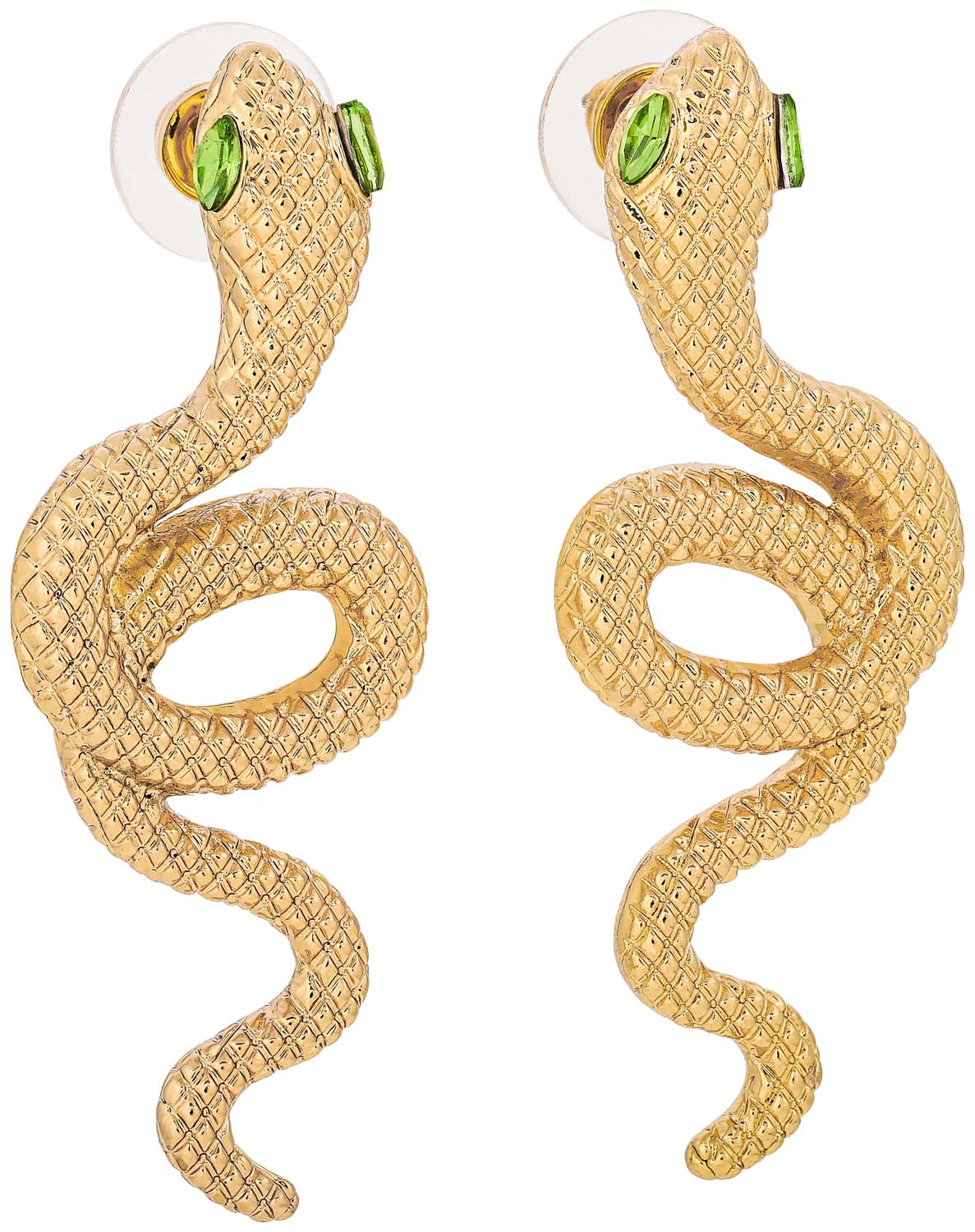 Orecchini a perno - Elegant Snake