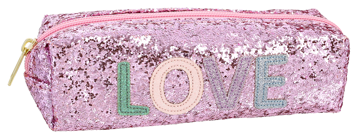 Kinder Federtasche - Glitter Love Kinder Federtasche - Glitter Love