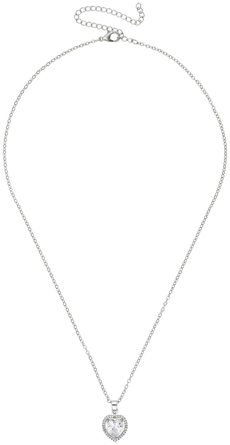 Ketting - Zirkonia Heart