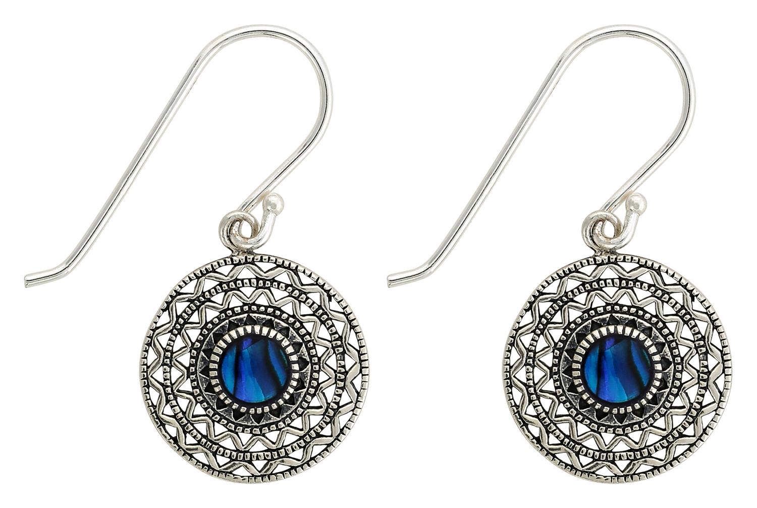 Boucles d'oreilles - Silver Abalone