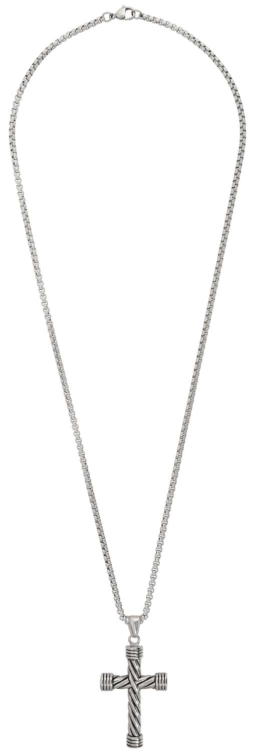 Collier pour hommes - Silver Cross