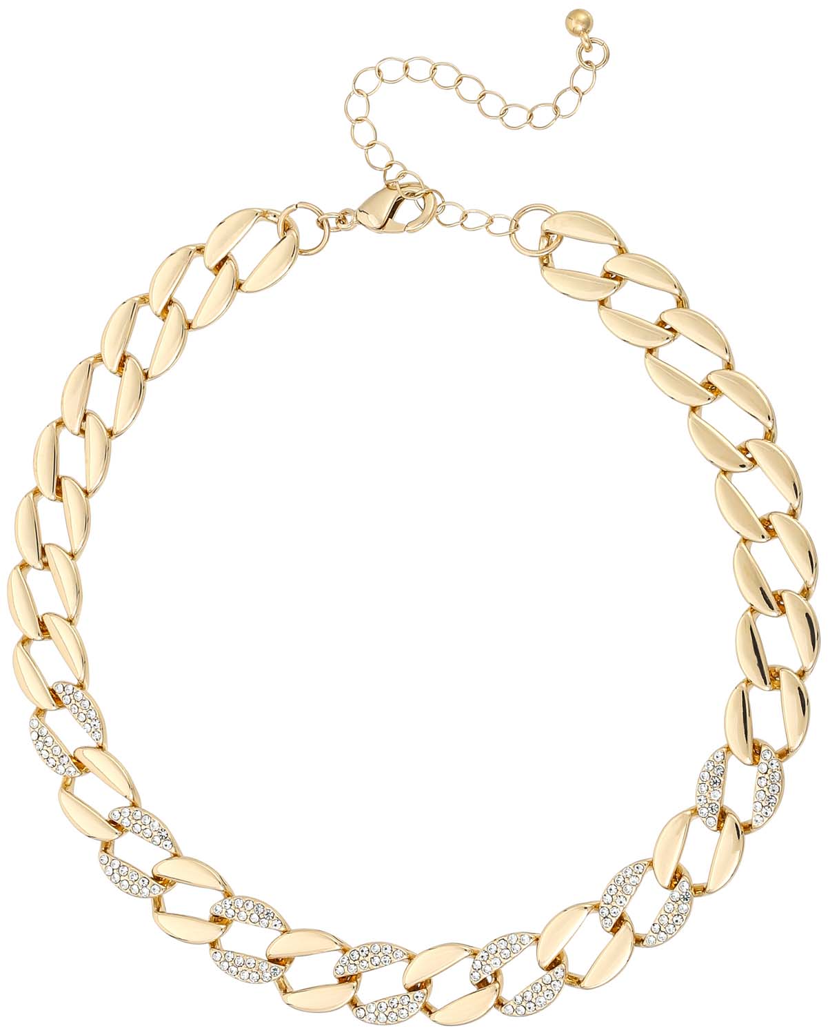 Collier ras du cou - Simple Strass