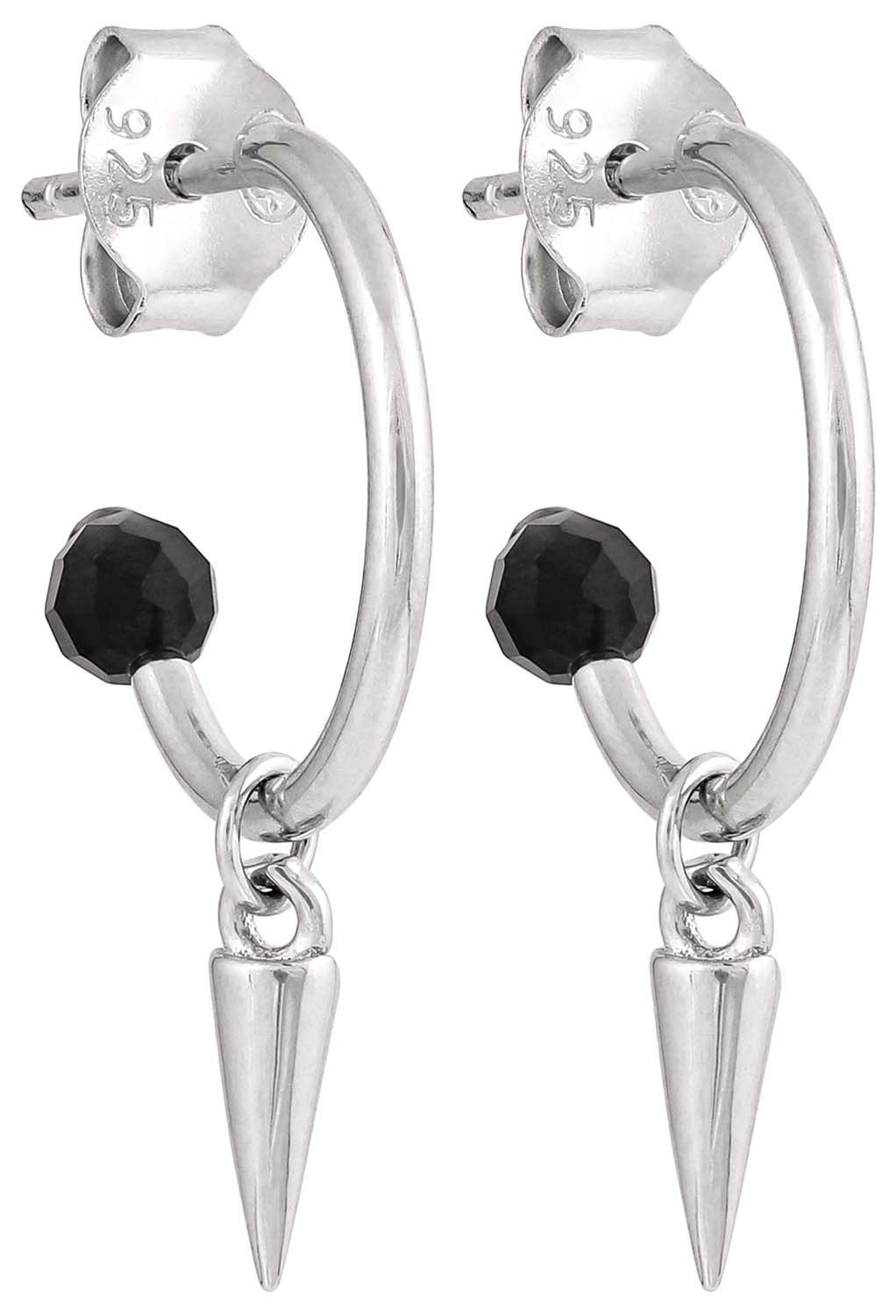 Ohrringe Mond Sterlingsilber 925 Zirkonia Damen Ohr Produktbild-Vorschau 7