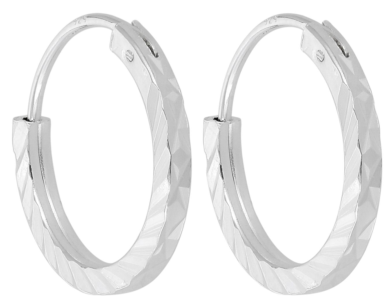 Creolen - Mini Silver online bei BIJOU BRIGITTE