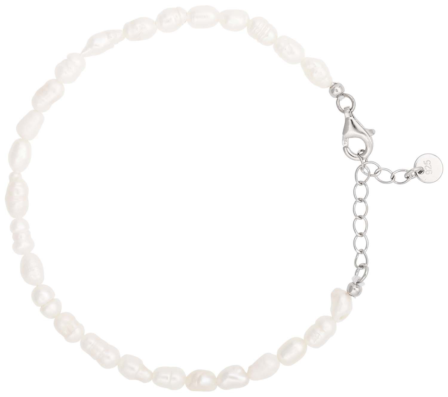 Bracelet Argent Perles Or Perles Naturelles main image 0