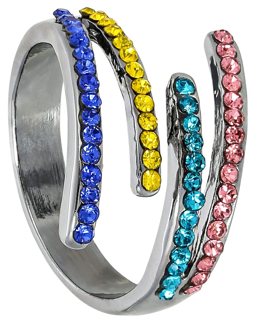 Ring - Glossy Rainbow - Ringgröße: 16 - online bei BIJOU BRIGITTE
