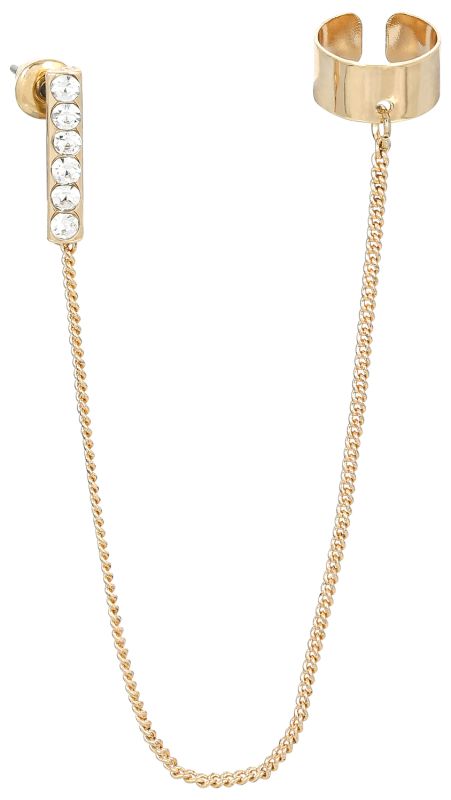 Helix | Orecchino ear cuff color oro con fantasia a squame da 6 mm | Disponibile! | Otsu